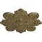 Ekena Millwork Katheryn Ceiling Medallion, Hand-Painted Mississippi Mud Crackle, 18 1/8"OD x 1 1/4"P CM18KAMMC - alternate 3